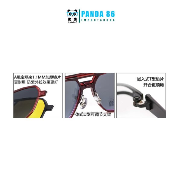 Armazones con dos Clip Adulto - Modelo 8509