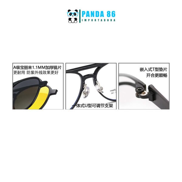 Armazones con dos Clip Adulto - Modelo 8508